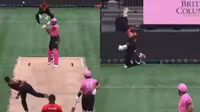ali khans wide ball goes for six screengrabs
