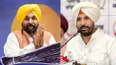 bhagwant mann and amrinder singh warring r