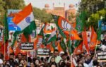 bjp holds protest march in delhi