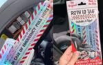 car seat safety tag that can help identify children in an emergency image credits instagram