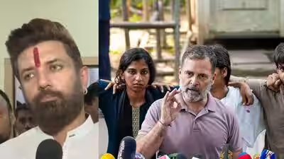 chirag paswan challenges rahul gandhi over sir row