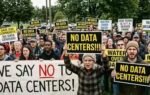 from us bans to london protests ai data centre expansion faces growing public resistance