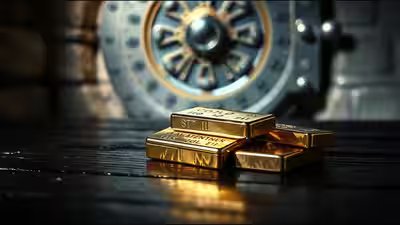 gleaming gold and silver bars