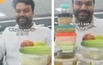 gurugram mans office food routine has the internet amused