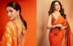 how to style orange on day one of navratri
