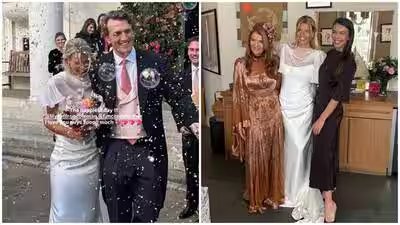lily coleman and felix mccorquodale tie the knot in london