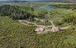 miner creek ranchs 4600 square foot main home features rustic white logs and smooth river rock