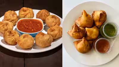 momo and samosa chutney