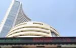 mumbai a digital screen shows stock prices on the facade of bse building in mu