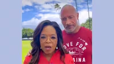 oprah and dwayen johnson