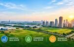 planned city real estate panorama
