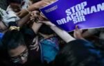 protest against cec in delhi
