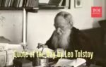 quote of the day by leo tolstoy ai generated
