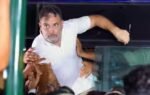 rahul gandhi detained in protest against cec in delhi
