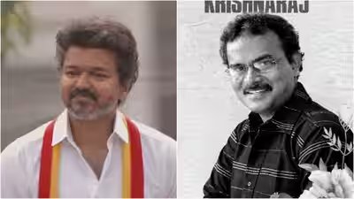 tamil nadu cm vijay mourns krishnaraj fb