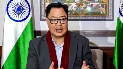 union minister kiren rijiju pti file photo