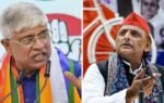 up congress in charge rajendra pal gautam and sp chief akhilesh yadav