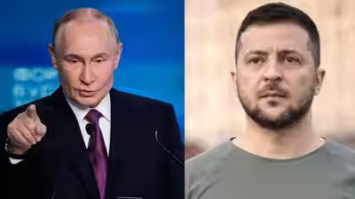 vladimir putin and volodymyr zelenskyy r