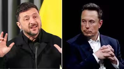 volodymyr zelenskyy and elon musk r