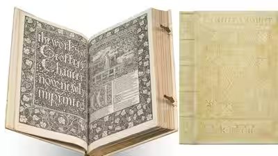 william morris book with 87 illustrations sells for rs 2