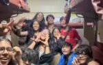 woman confronts youngsters over train noise internet divided