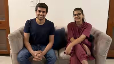 youtuber dhruv rathee and aisa leader neha bora picture from